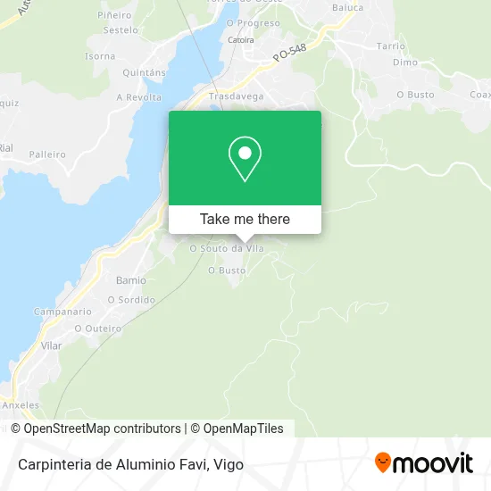 Carpinteria de Aluminio Favi map