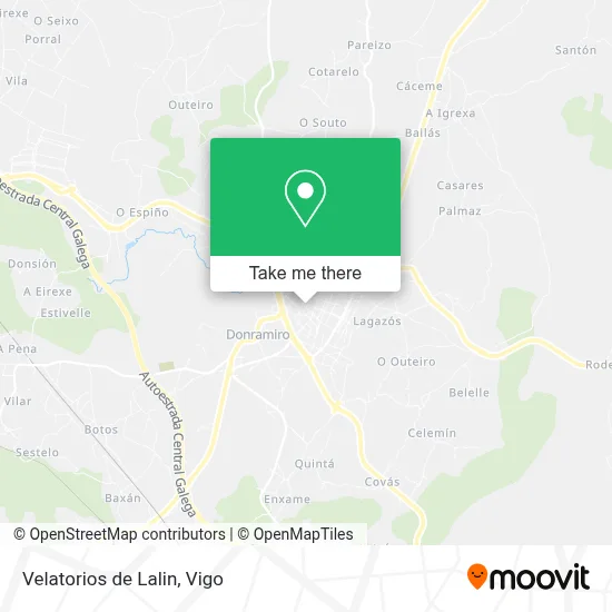 Velatorios de Lalin map