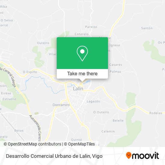 mapa Desarrollo Comercial Urbano de Lalin