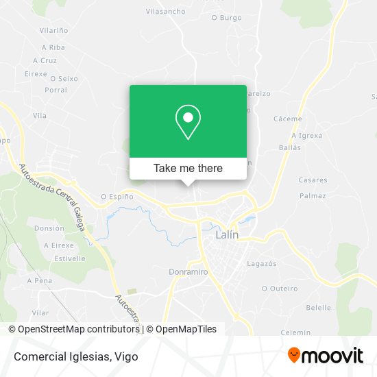 Comercial Iglesias map