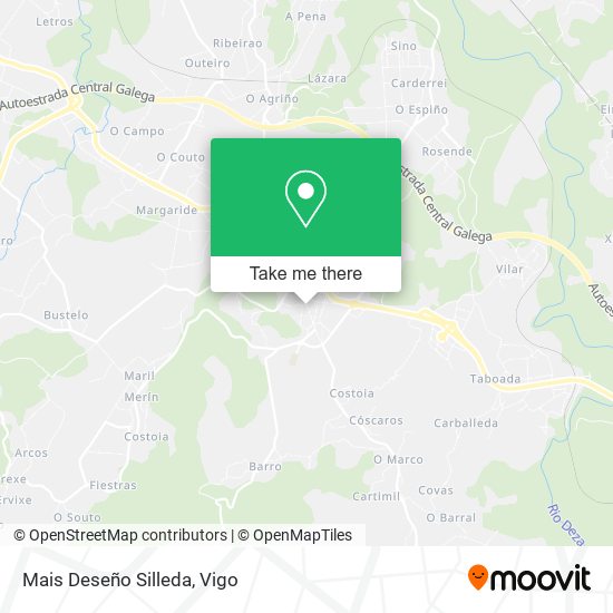 Mais Deseño Silleda map