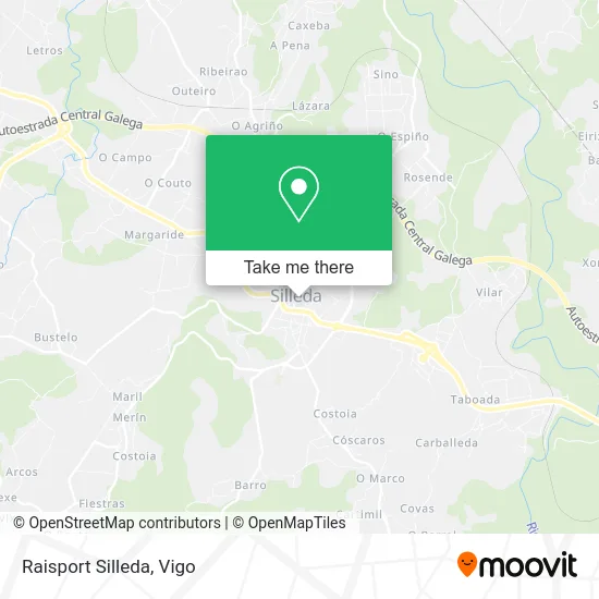 mapa Raisport Silleda