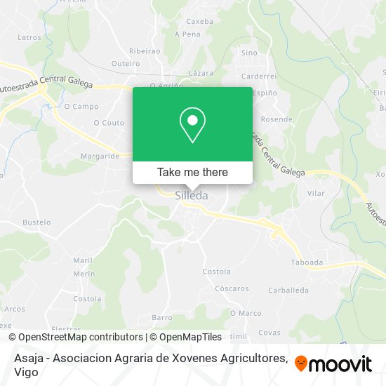 Asaja - Asociacion Agraria de Xovenes Agricultores map