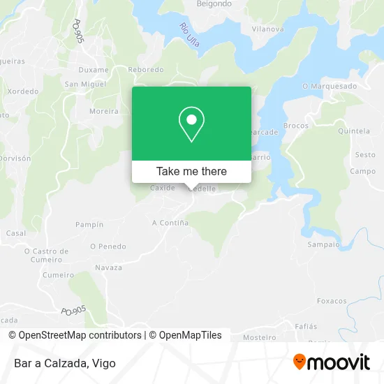 Bar a Calzada map