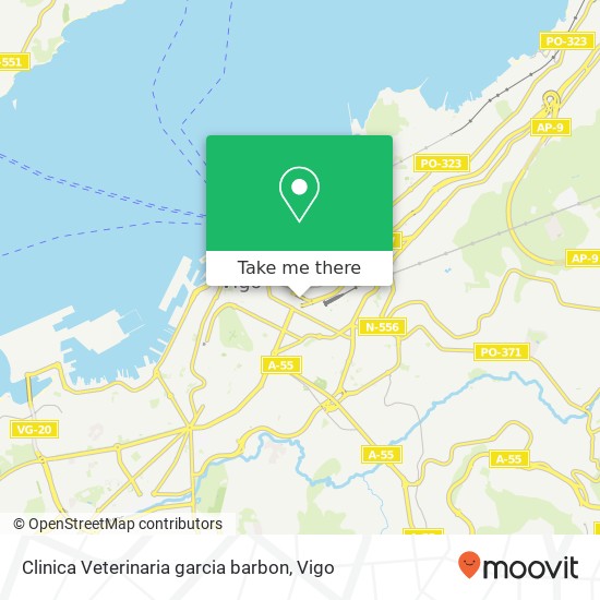 Clinica Veterinaria garcia barbon map