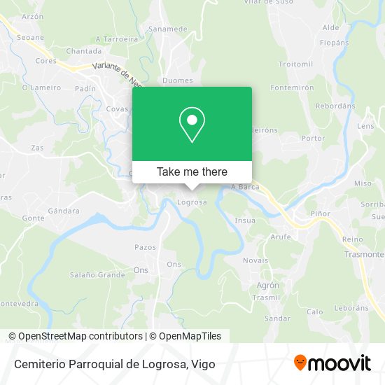 Cemiterio Parroquial de Logrosa map