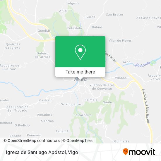 Igrexa de Santiago Apóstol map