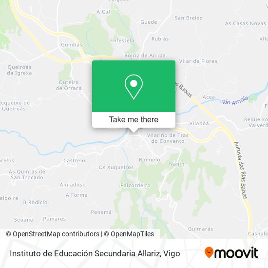 Instituto de Educación Secundaria Allariz map