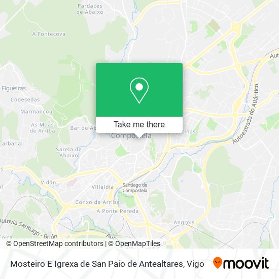 Mosteiro E Igrexa de San Paio de Antealtares map