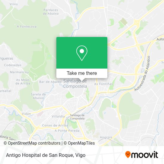 Antigo Hospital de San Roque map