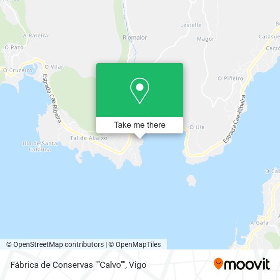 Fábrica de Conservas ""Calvo"" map