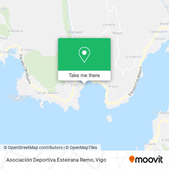 Asociación Deportiva Esteirana Remo map