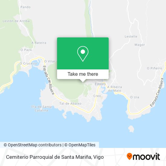 Cemiterio Parroquial de Santa Mariña map