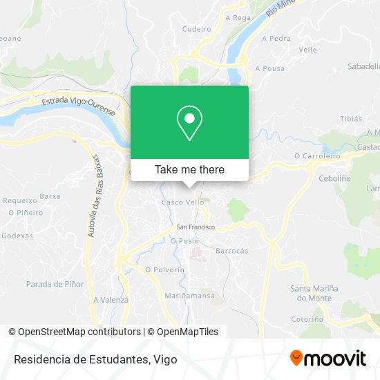 Residencia de Estudantes map