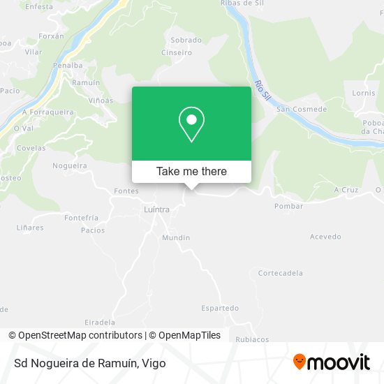 Sd Nogueira de Ramuín map