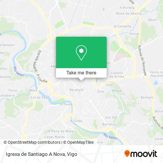 Igrexa de Santiago A Nova map