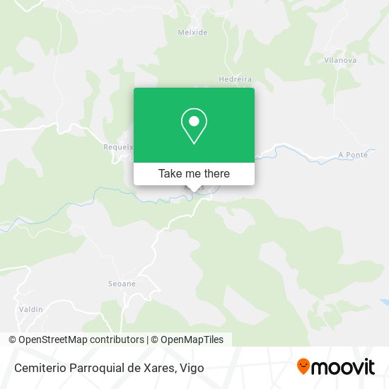 Cemiterio Parroquial de Xares map