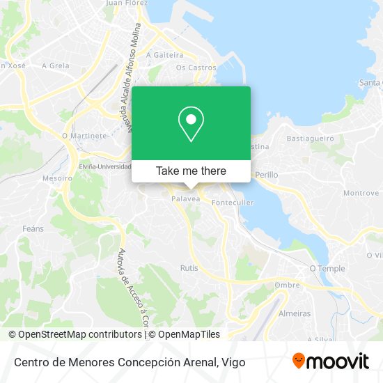Centro de Menores Concepción Arenal map