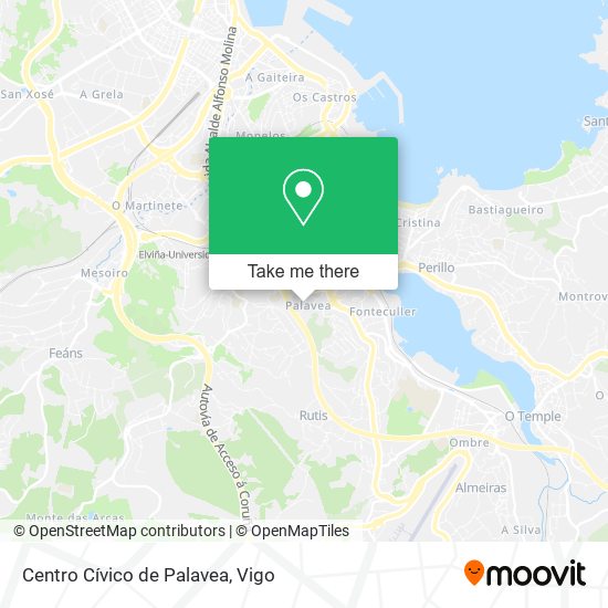 Centro Cívico de Palavea map