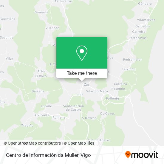 Centro de Información da Muller map