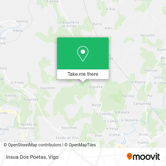 Insua Dos Poetas map