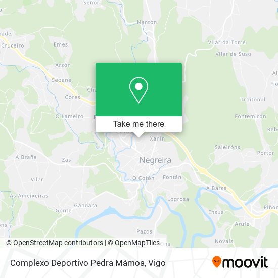 Complexo Deportivo Pedra Mámoa map
