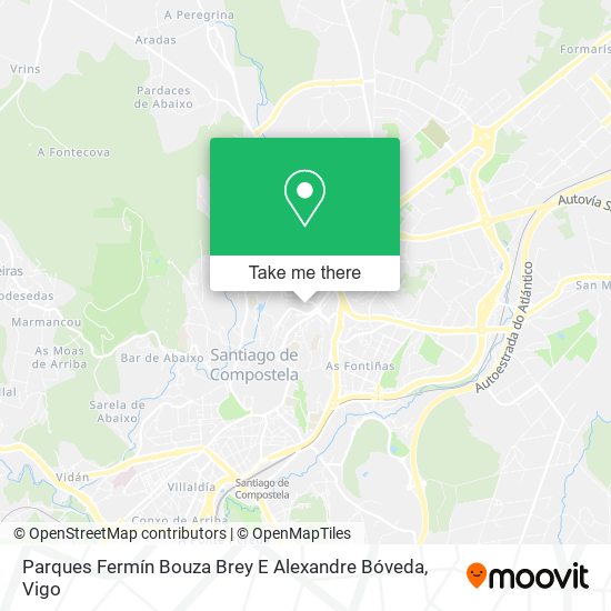 Parques Fermín Bouza Brey E Alexandre Bóveda map