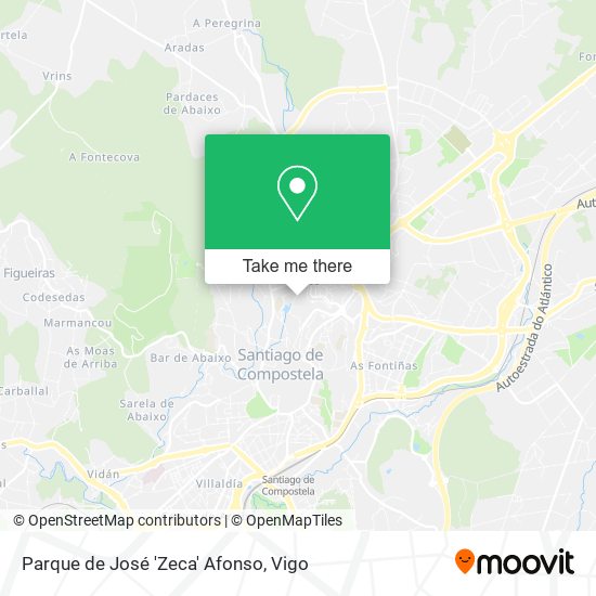 mapa Parque de José 'Zeca' Afonso