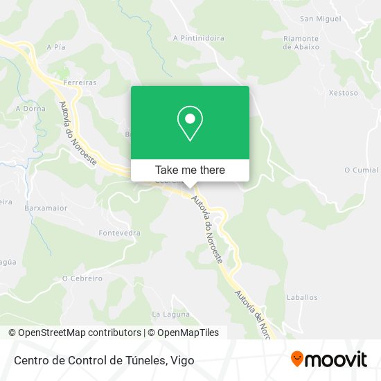 Centro de Control de Túneles map