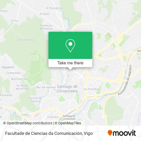 Facultade de Ciencias da Comunicación map