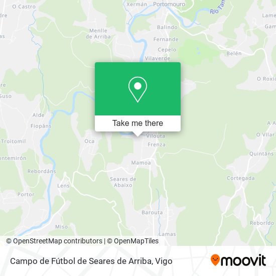 Campo de Fútbol de Seares de Arriba map