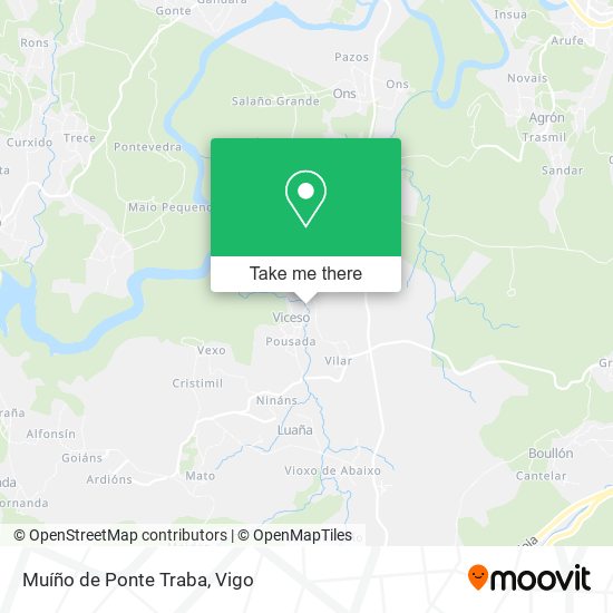 Muíño de Ponte Traba map
