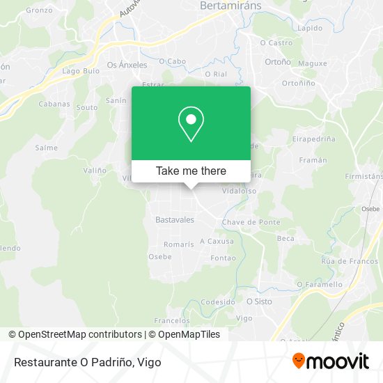 Restaurante O Padriño map