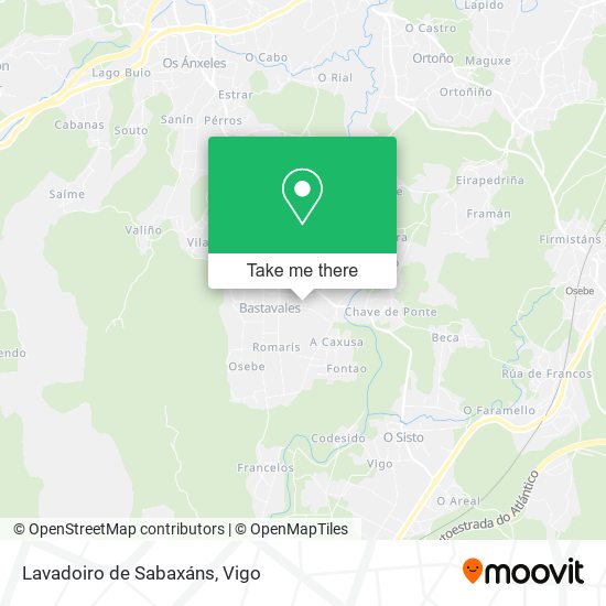 Lavadoiro de Sabaxáns map