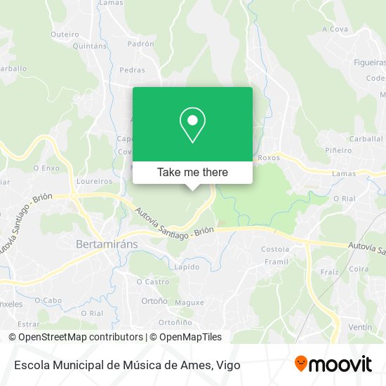 Escola Municipal de Música de Ames map