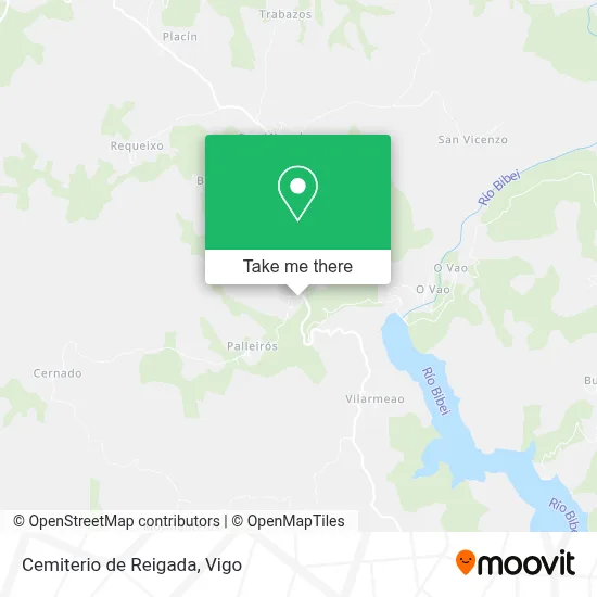 Cemiterio de Reigada map