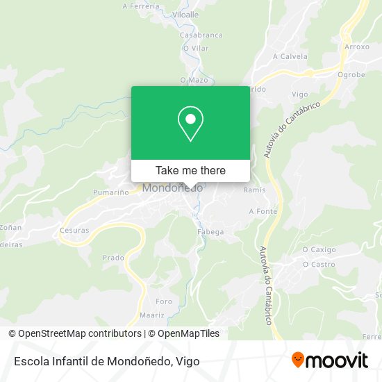 Escola Infantil de Mondoñedo map