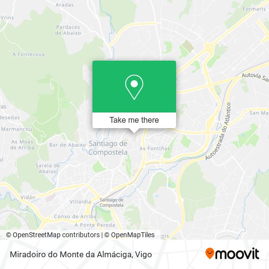 Miradoiro do Monte da Almáciga map