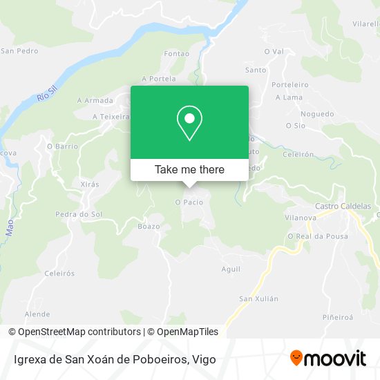 Igrexa de San Xoán de Poboeiros map