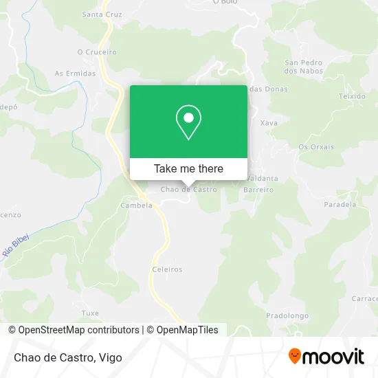 Chao de Castro map
