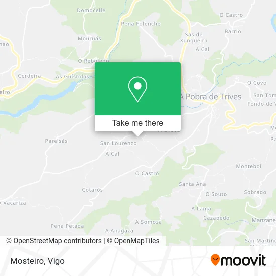 Mosteiro map