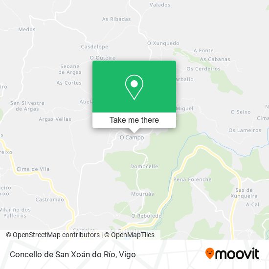 Concello de San Xoán do Río map