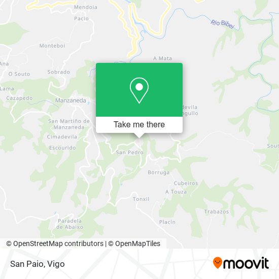 San Paio map