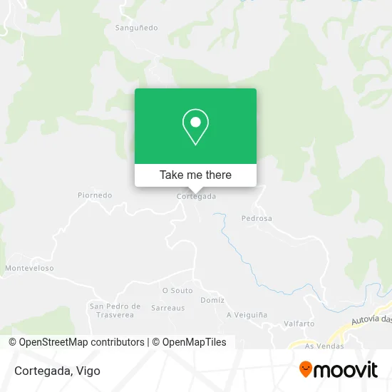 Cortegada map