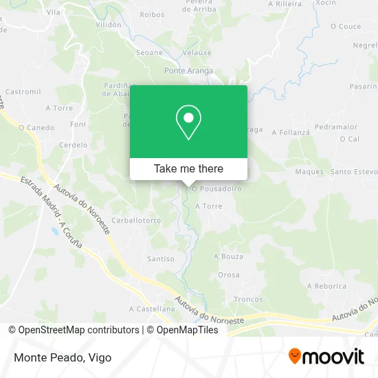 Monte Peado map