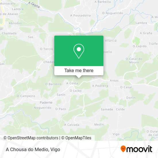 A Chousa do Medio map