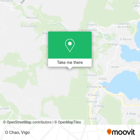 mapa O Chao