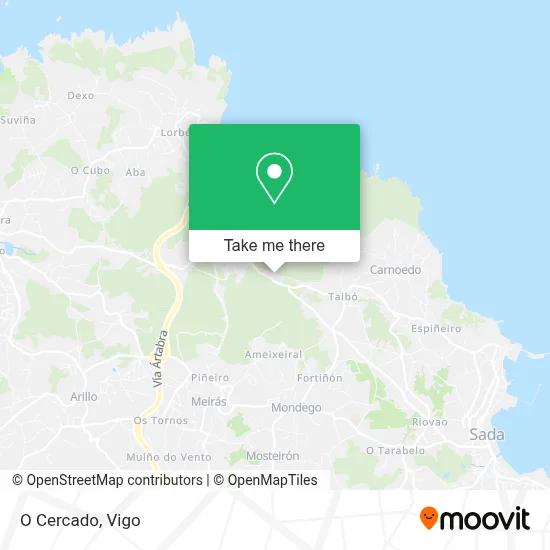 O Cercado map