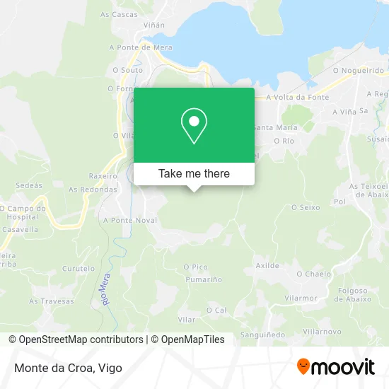 Monte da Croa map