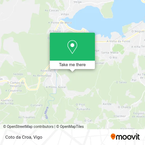 Coto da Croa map